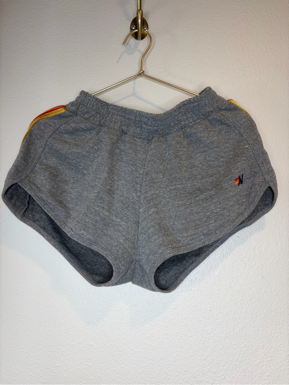Aviator Nation grey athletic shorts size L